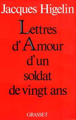 Lettres d'amour d'un soldat de vingt ans - Jacques Higelin - Grasset