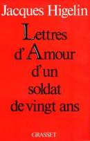 Lettres d'amour d'un soldat de vingt ans - Jacques Higelin - Grasset